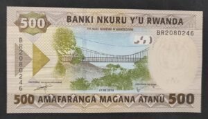 rwanda billet de 500 francs de 2019 pick 42 neuf unc