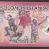 iles salomon commemoratif magnifique billet de 10 dollars 2023 pick 39