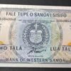 iles samoa billet de 2 tala type 1967 nd neuf ( unc )