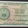 iles samoa billet de 1 tala type 1980 pick 19 neuf ( unc ) (copie)