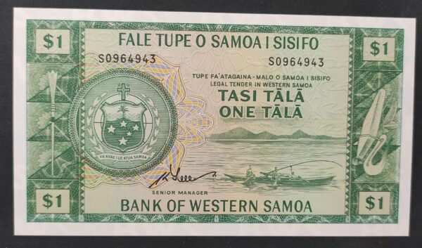 iles samoa billet de 1 tala type 1980 pick 19 neuf ( unc ) (copie)