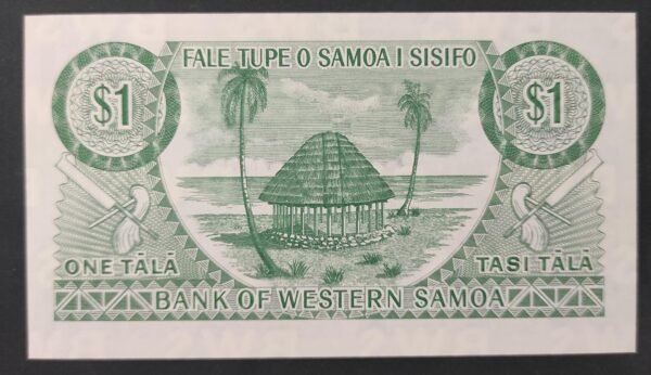 iles samoa billet de 1 tala type 1967 pick 16 neuf ( unc )