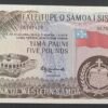 iles samoa magnifique billet de 5 pounds 2020 neuf unc (copie)