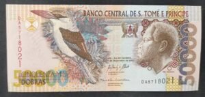 sao tomé et principe magnifique billet de 50 000 dobras de 2013 pick 68e neuf unc