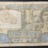 france billet de 20 francs travail et science v.1337 du 17/10/1940 f.12/10