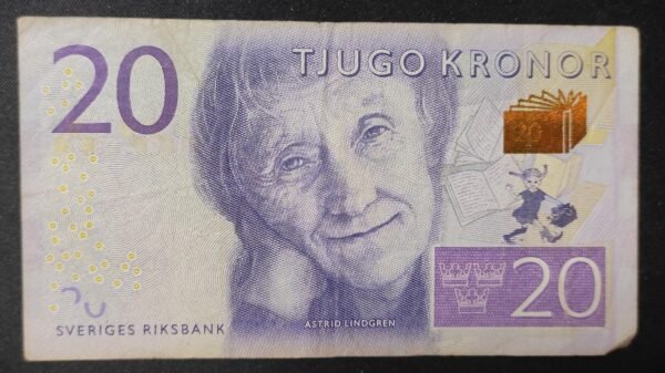 suède billet de 20 kronor de 2015 pick 69 circulé (copie)