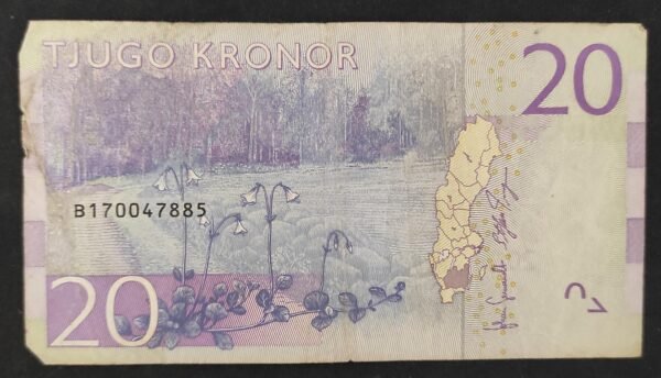 suède billet de 20 kronor de 2015 pick 69 circulé (copie)