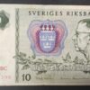 suède billet de 10 kronor de 1980 pick 52 sup+ (copie)