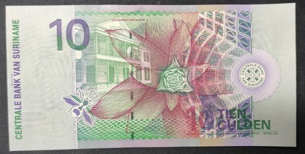 suriname 10 gulden 01/01/2000 pick 147 neuf unc
