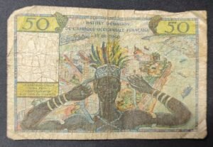 afrique occidentale et du togo billet de 50 francs nd 1956 pick 45