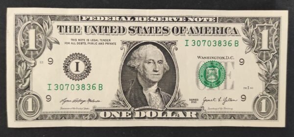 etats unis d'amérique usa billet de 1 dollar 2021 i (9) minneapolis (copie)