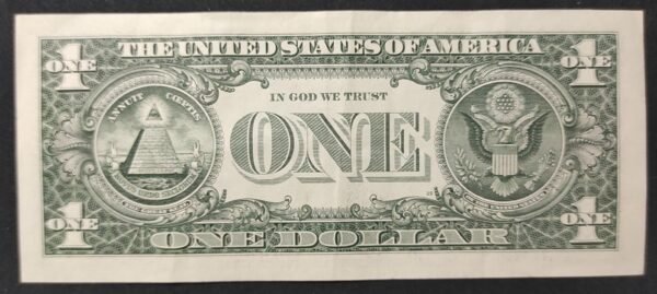 etats unis d'amérique usa billet de 1 dollar 2021 f (6) atlanta géorgie (copie)