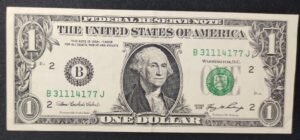 etats unis d'amérique usa billet de 1 dollar 2006 b (2) new york ( ny) (copie)