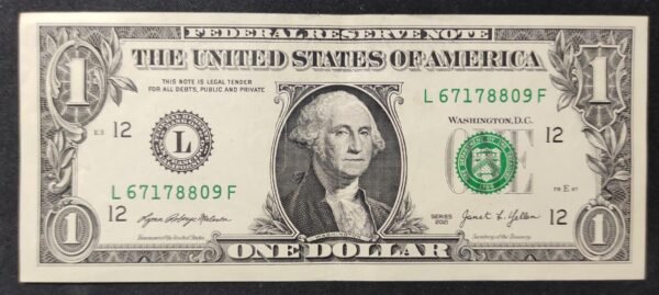 etats unis d'amérique usa billet 2 dollars 2021 l ( 12 ) san francisco ca