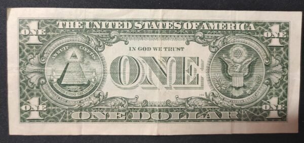 etats unis d'amérique usa billet de 1 dollar1985 c (3) philadelphie pa