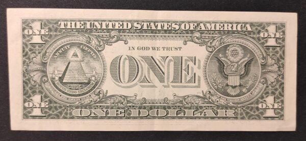 etats unis d'amérique usa billet de 1 dollar 2021 b (2) new york ( ny) neuf (copie)