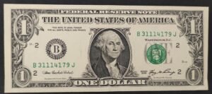 etats unis d'amérique usa billet de 1 dollar 2006 b (2) new york ( ny) (copie)