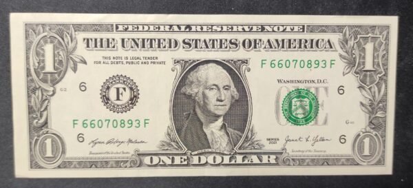 etats unis d'amérique usa billet de 1 dollar 2021 f (6) atlanta géorgie (copie)