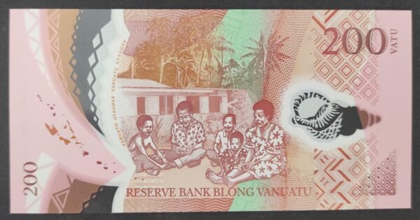 vanuatu ex nouvelles hébrides billet de 200 vatu neuf ( unc ) 2020 p 12 (copie)