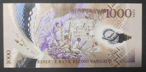 vanuatu ex nouvelles hébrides billet 1000 vatu de 2014 pick 13 aa