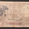 france billet de france 5 francs violet du 21/09/1939 c.62874 ref f.04/09 (copie)