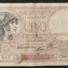 france billet de france 5 francs violet du 13/07/1939 j.58119 ref f.04/0