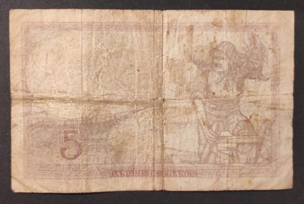 france billet de france 5 francs violet du 21/09/1939 c.62874 ref f.04/09 (copie)