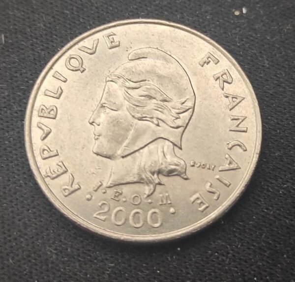 polynésie française 10 francs i e o m 1986 seulement 400 000 exemplaires ! (copie)