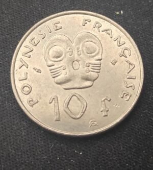polynésie française 10 francs i e o m 2000 sup