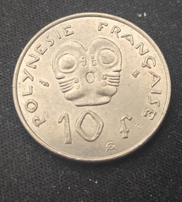 polynésie française 10 francs i e o m 2000 sup