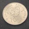 polynésie française 10 francs i e o m 1986 seulement 400 000 exemplaires !