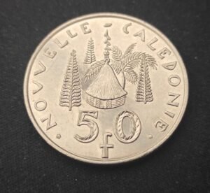 nouvelle calédonie 50 francs i e o m 2003 seulement 75 000 exemplaires sup !