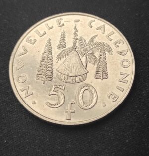 nouvelle calédonie 50 francs i e o m 2006 seulement 75 000 exemplaires sup !