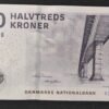 danemark billet de 50 kroner 2016 pick 65 pr neuf !