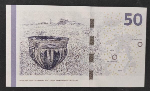 danemark billet de 50 kroner 2016 pick 65 pr neuf !