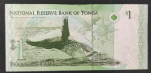 iles des tonga pacifique sud billet de 1 pa'anga de 2014 pick 37 neuf unc