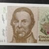 argentine billet de 5 australes 1990 pick 324 neuf ( unc )