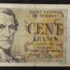 belgique billet de 100 francs du 27/02/1958 pick 129c (copie)