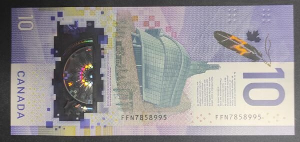 canada billet de 10 dollars pick 113 de 2018 sup+ (copie)