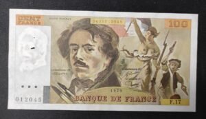 france billet de 100 francs delacroix 1979 k.17 ref : f.69/02c (copie)
