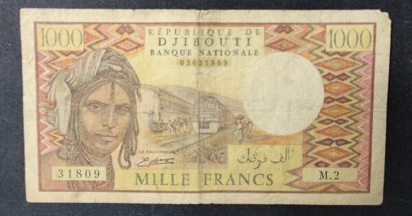 djibouti billet de 1000 francs de 1979 pick 37a (copie)