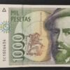 espagne billet de 1000 pesetas de 1992 pick 163 (copie)