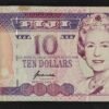 iles fidji pacifique sud, billet de 10 dollars 1996 pick 98
