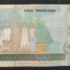 iles fidji pacifique sud, billet de 2 dollars 1996 pick 96