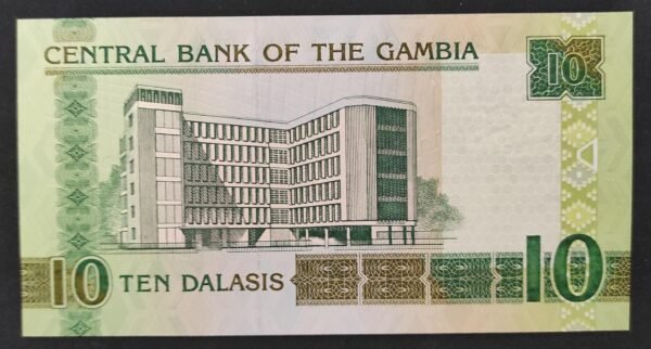 gambie billet de 10 dalasis 2023 neuf ( unc ) (copie)
