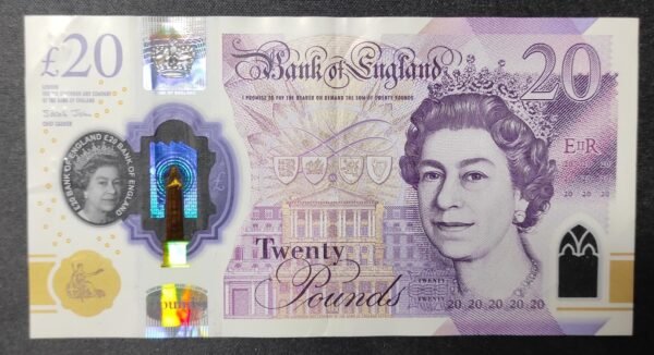 grande bretagne billet de 20 pounds 2019 pick 396 elisabeth ii polymère (copie)