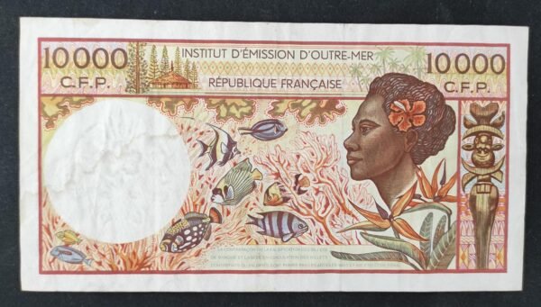 territoire français du pacifique billet de 10 000 francs ( ieom ) a.002 de 2009