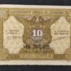 indochine francaise billet de 10 cents nd 1942 pick 89 jaune et brun