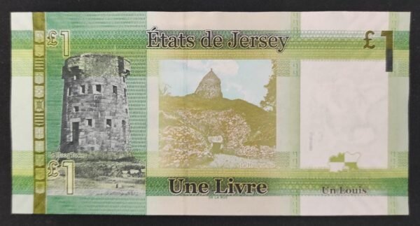 rare ile de jersey billet 1 pound 2010 pick 32 monument a la liberté reine elisabeth ii !
