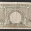 maroc billet de 50 francs type 1949 du 02/12/1949 g.7 pick 44